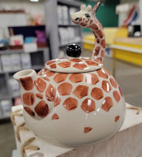 Load image into Gallery viewer, Giraffe Novelty Teapot - Preloved
