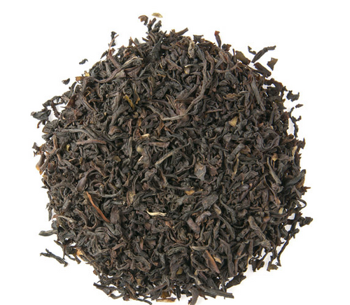 English Breakfast black loose leaf tea. Brews a rich and strong cup of tea.