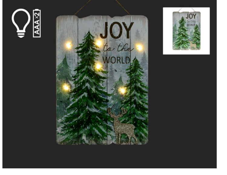 JOY to the World LED sign