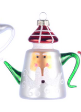 Load image into Gallery viewer, Santa and Snowmen Teapot Ornaments
