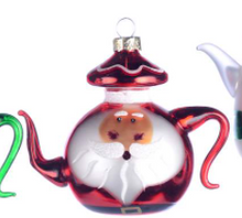 Load image into Gallery viewer, Santa and Snowmen Teapot Ornaments
