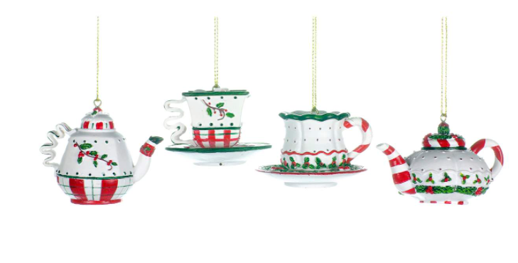 Christmas Tea Ornaments