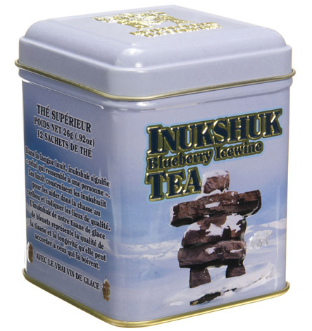 Inukshuk Pyramid Teabag Tin