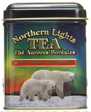 Load image into Gallery viewer, Northern Lights Pyramid Teabag Tin
