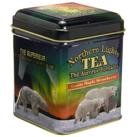 Northern Lights Pyramid Teabag Tin